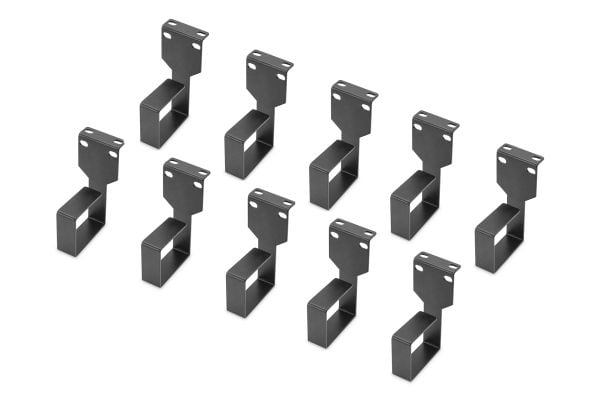 Digitus DN-97688 - Kabelholder - svart, RAL 9005 - 1U - 19" (en pakke 10)