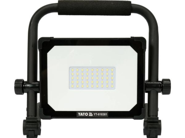 Yato YT-818381, 30 W, LED, 1 ampuller, IP65, Sort, Frittstående arbeidslys