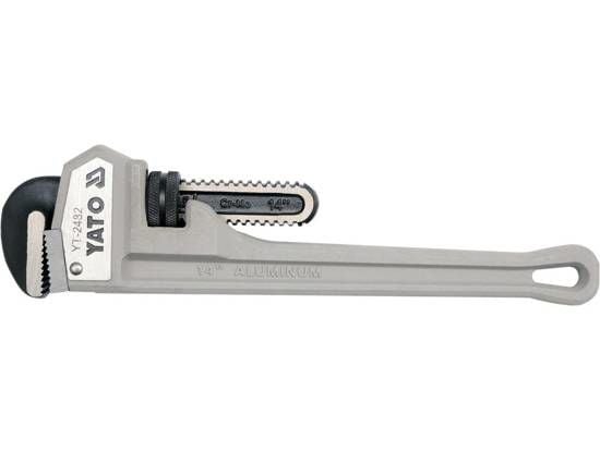 Yato YT-2482, Gjuten aluminium, Svart, Amerikansk rörtång, Gjuten aluminium, 6 cm, Gjuten aluminium, Krommolybdenstål