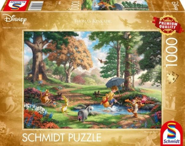 Schmidt Spiele Disney Winnie The Pooh, 1000 stykker, Tegneserier