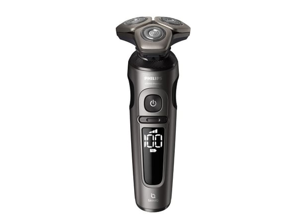 Philips Shaver S9000 Prestige SP9872/15 Parranajokone märkä- ja kuiva-ajoon, Series 9000, Parranajokone kääntyvällä päällä, SkinIQ, Musta, Harmaa, ...