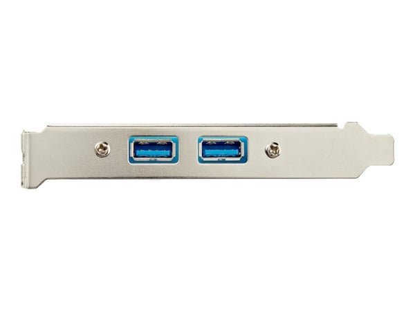 Startech.com 2 Port USB 3.0 A Buchse Slotblech Adapter - USB-Konsole - 9-polig USB Typ A (W) - 20 PIN IDC (W) - 50 cm (USB / USB 2.0 / USB 3.0) - B...