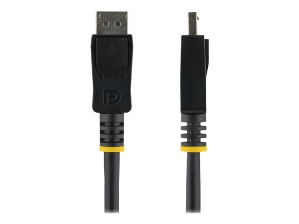 StarTech 5m Long DisplayPort 1.2 Cable with Latches DisplayPort 4k - DisplayPort-kabel - DisplayPort (hann) til DisplayPort (hann) - 5 m - låst - s...