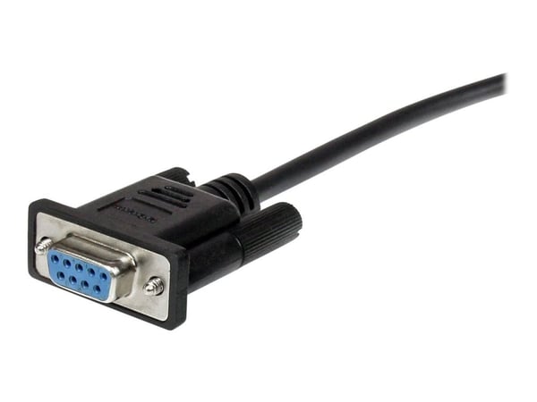 StarTech 0.5m Black Straight Through DB9 RS232 Serial Cable - DB9 RS232 Serial Extension Cable - Male to Female Cable - 50cm (MXT10050CMBK) - Serie...