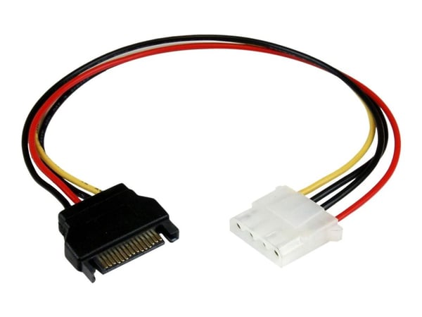 StarTech.com 12in SATA to LP4 Power Cable Adapter F/M - SATA to LP4 Power Adapter - SATA Female to LP4 Male Power Cable - 12 inch (LP4SATAFM12) - S...