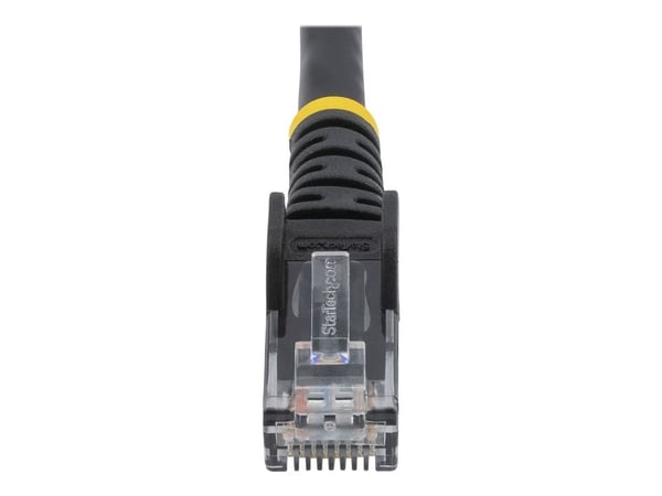 StarTech.com 2m LSZH CAT6 Ethernet-kaapeli, 10 Gigabit Snagless RJ45 100W PoE Network Patch Cord with Strain Relief, CAT 6 10GbE UTP, Musta, Yksilö...