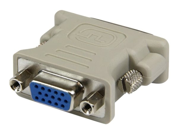 StarTech DVI to VGA Cable Adapter - DVI (M) to VGA (F) - 1 Pack - Male DVI to Female VGA (DVIVGAMF) - VGA-adapter - DVI-I (hann) til HD-15 (VGA) (h...