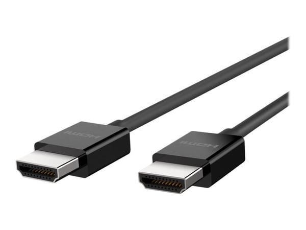 Belkin BOOST CHARGE - Ultra High Speed - HDMI-kaapeli - HDMI han til HDMI han - 2 m - lajittelu - 8K-tuki - P/N: AVC006BTSGY, F4U098BT, F4U110BT, I...