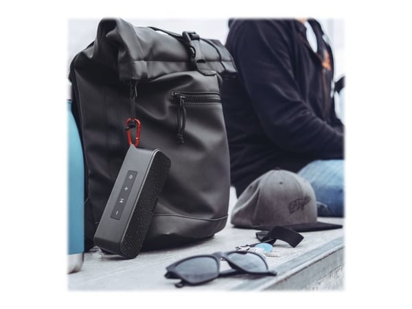 Hama "PowerBrick 2.0" - Högtalare - för bärbar användning - trådlös - Bluetooth 5.1 - svart