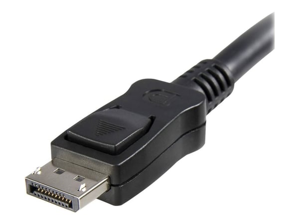 StarTech 5m Long DisplayPort 1.2 Cable with Latches DisplayPort 4k - DisplayPort-kabel - DisplayPort (hann) til DisplayPort (hann) - 5 m - låst - s...