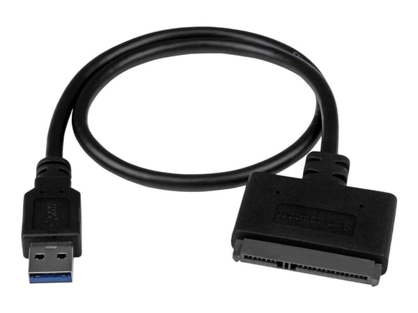 StarTech.com USB 3.1 til 2.5" SATA-harddiskadapter - USB 3.1 Gen 2 10Gbps med UASP ekstern HDD/SSD-lagringskonverter (USB312SAT3CB) - Lagringskontr...