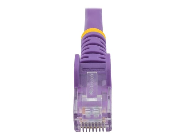 Startech 10m CAT6 Ethernet Cable, 10 Gigabit Snagless RJ45 650MHz 100W PoE Patch Cord, CAT 6 10GbE UTP Network Cable w/Strain Relief, Purple, Wirin...