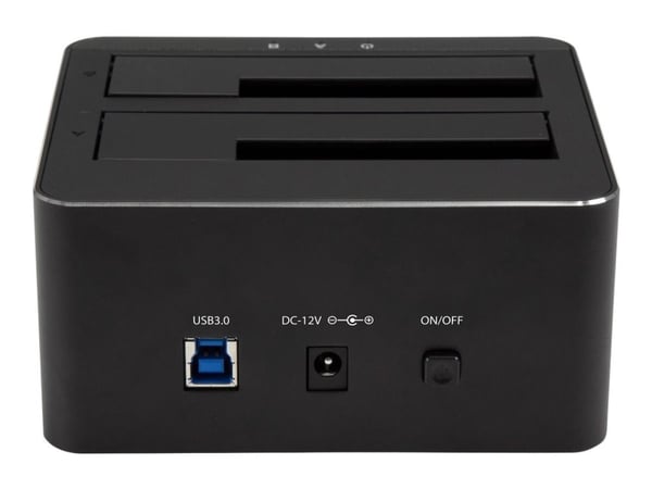Startech Dual-Bay USB 3.0 to SATA Hard Drive Docking Station, USB Hard Drive Dock, External 2.53.5 SATA IIIIII, SSDHDD Docking Station, Hot-Swap Ha...