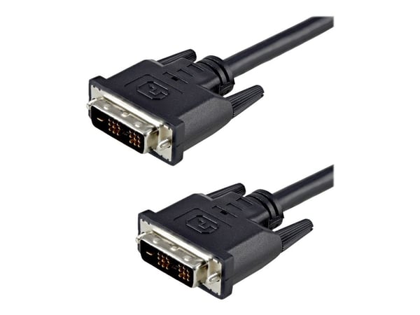 StarTech.com 2m DVID Single Link Cable M/M - DVI-kaapeli - enkeltlink - DVI-D (han) til DVI-D (han) - 2 m - formet, tommelskruer - sort