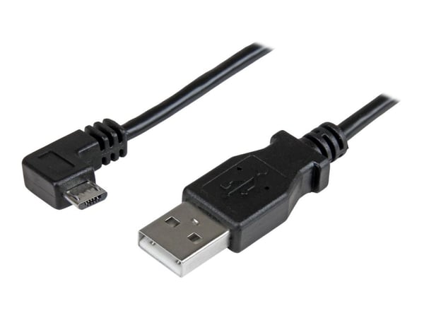 StarTech 2m 6 ft Micro-USB Charge-and-Sync Cable - Right-Angle Micro-USB - M/M - USB to Micro USB Charging Cable - 24 AWG (USBAUB2MRA) - USB-kabel ... StarTech 2m 6 ft Micro-USB Charge-and-Sync Cable - Right-Angle Micro-USB - M/M - USB to Micro USB Charging Cable - 24 AWG (USBAUB2MRA) - USB-kabel ...