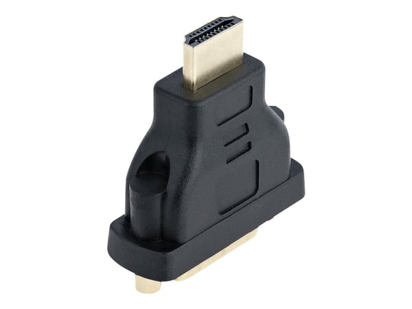 Startech HDMI Male to DVI Female - HDMI to DVI-D Adapter - Bi-Directional - DVI to HDMI (HDMIDVIMF) - Video adapter - dobbeltlenke - HDMI hann til ...