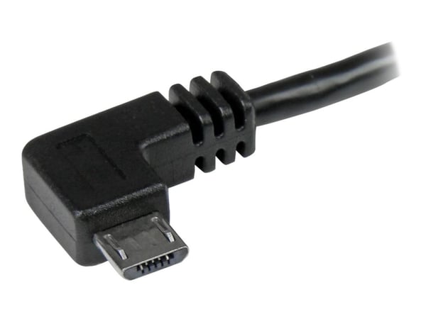StarTech.com 1m 3 ft Micro-USB-kaapeli suorakulmaisilla liittimillä - M/M - USB A-Micro B-kaapeli - 3ft oikeakulmainen Micro-USB-kaapeli (USB2AUB2R...
