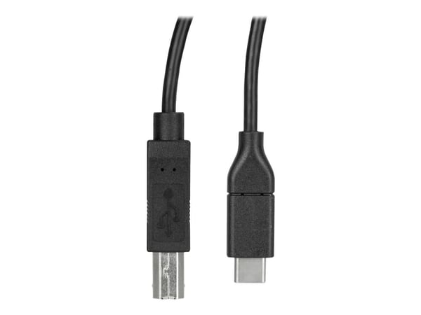 StarTech USB C to USB B Printer Cable - 1.6 ft / 0.5m - USB C Printer Cable - USB C to USB B Cable - USB Type C to Type B (USB2CB50CM) - USB-kabel ...