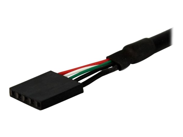 StarTech 3 ft Panel Mount USB A to Motherboard Header Cable F/F - Intern-til-ekstern USB-kabel - 5-pins USB 2.0-hode (hunn) til USB (hunn) - 90 cm ...