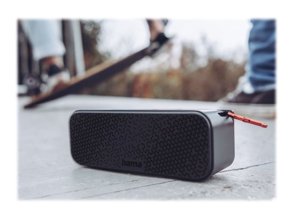 Hama "PowerBrick 2.0" - Högtalare - för bärbar användning - trådlös - Bluetooth 5.1 - svart