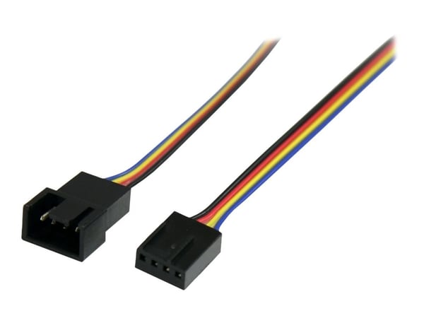 StarTech.com 12in 4 Pin Fan Power Extension Cable - M/F - Fan power extension cable - 4 pin PWM (M) to 4 pin PWM (F) - FAN4EXT12 - Forlengelseskabe...