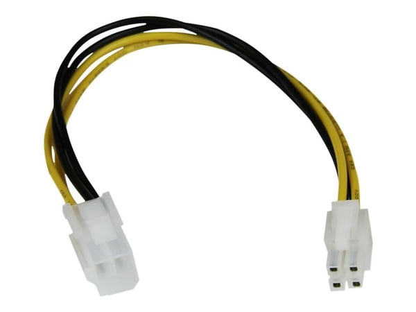 StarTech 8in ATX12V 4 Pin P4 CPU Power Extension Cable - M/F - Power extension cable - 4 pin ATX12V (M) to 4 pin ATX12V (F) - 7.9 in - ATXP4EXT - S...