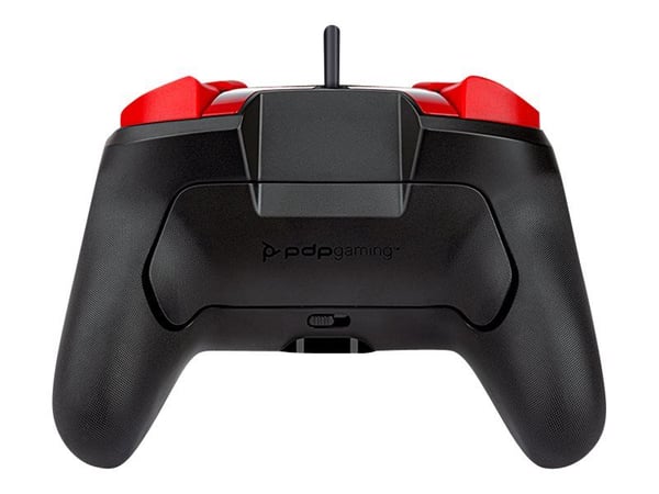 PDP Faceoff Deluxe+ Audio Wired Controller - Spelkontroll - kabelansluten - Power Pose Mario - för Nintendo Switch