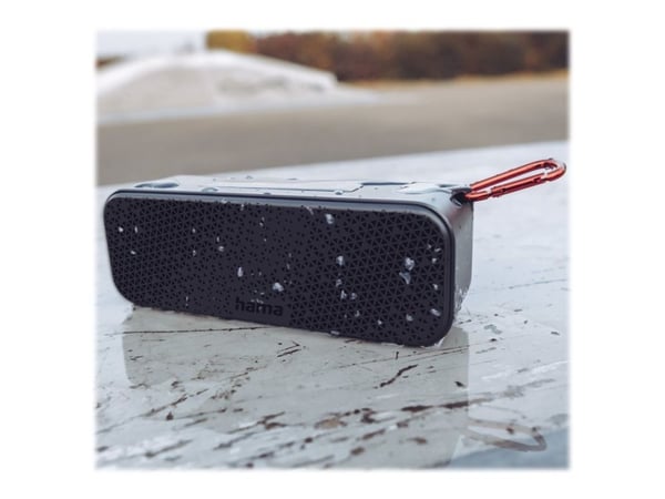 Hama "PowerBrick 2.0" - Högtalare - för bärbar användning - trådlös - Bluetooth 5.1 - svart