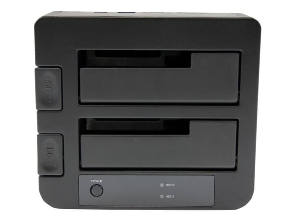 StarTech.com Dual-Bay USB 3.0 eSATA to SATA Hard Drive Docking Station, USB Hard Drive Dock, External 2.53.5 SATA IIIIII, SSDHDD Docking Station, H...