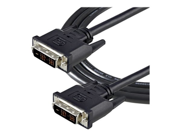 StarTech.com 2m DVID Single Link Cable M/M - DVI-kaapeli - enkeltlink - DVI-D (han) til DVI-D (han) - 2 m - formet, tommelskruer - sort