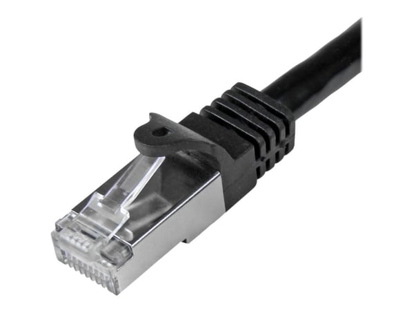 Startech 3m CAT6 Ethernet Cable, 10 Gigabit Shielded Snagless RJ45 100W PoE Patch Cord, CAT 6 10GbE SFTP Network Cable w/Strain Relief, Black, Wiri...