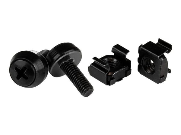 StarTech.com CABSCREWM52B, Ruuvi, Musta, 100 kpl, 894 g
