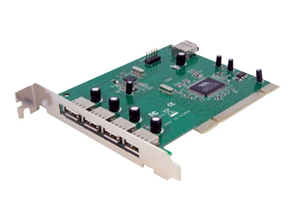 Startech 7 Port PCI USB Card Adapter - PCI to USB 2.0 Controller Adapter Card - Full Profile Expansion Card (PCIUSB7) - USB-adapter - PCI - USB, US...