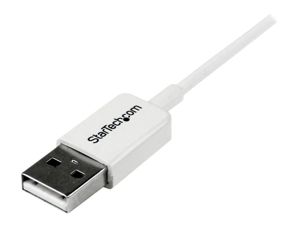 StarTech 0.5m White Micro USB Cable Cord - A to Micro B - Micro USB Charging Data Cable - USB 2.0 - 1x USB A Male, 1x USB Micro B Male (USBPAUB50CM...