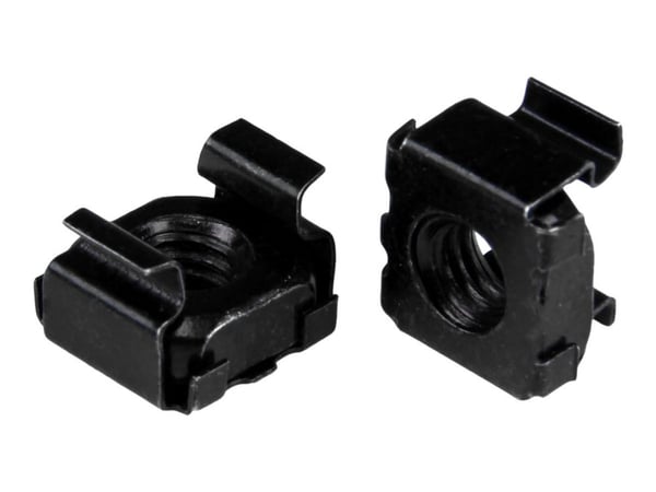 StarTech.com CABCAGENUT6B, Korimutteri, Terästä, Musta, M6, CE, TAA, REACH, 215,5 g