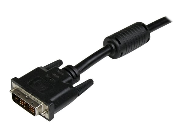 StarTech.com 5m DVI-D Single Link Cable - M/M - DVI-kaapeli - enkeltlink - DVI-D (han) til DVI-D (han) - 5 m - formet, tommelskruer - sort