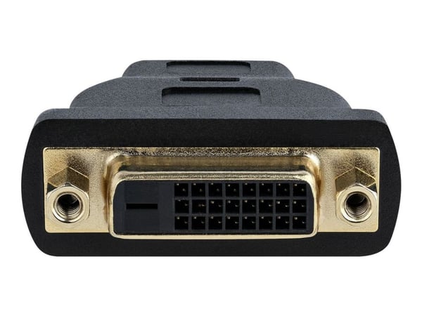 Startech HDMI Male to DVI Female - HDMI to DVI-D Adapter - Bi-Directional - DVI to HDMI (HDMIDVIMF) - Video adapter - dobbeltlenke - HDMI hann til ...