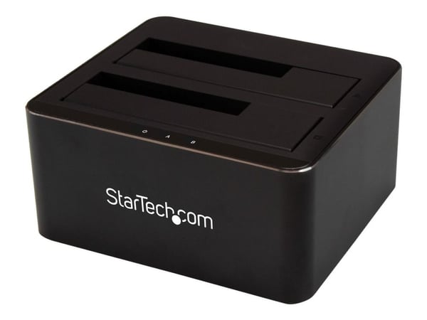 Startech Dual-Bay USB 3.0 to SATA Hard Drive Docking Station, USB Hard Drive Dock, External 2.53.5 SATA IIIIII, SSDHDD Docking Station, Hot-Swap Ha...