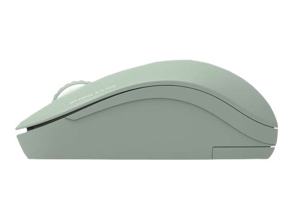 PORT Connect Collection - Mus - høyre- og venstrehåndet - optisk - 3 knapper - trådløs - 2.4 GHz - USB / USB-C trådløs mottaker - oliven
