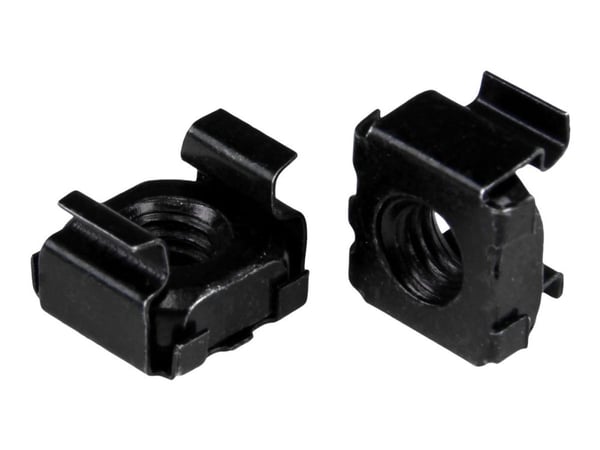 StarTech.com CABCAGENT62B, Korimutteri, Terästä, Musta, M6, 428 g, 120 mm