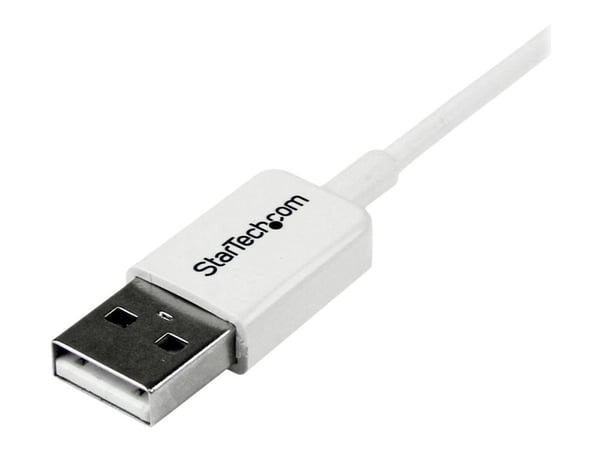 StarTech 2m White Micro USB Cable Cord - A to Micro B - Micro USB Charging Data Cable - USB 2.0 - 1x USB A Male, 1x USB Micro B Male (USBPAUB2MW) -...