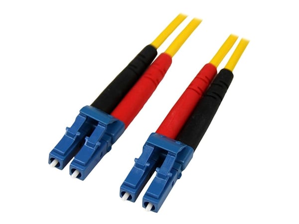 Startech 1m Fiber Optic Cable - Single-Mode Duplex 9/125 - LSZH - LC/LC - OS1 - LC to LC Fiber Patch Cable (SMFIBLCLC1) - Koblingskabel - LC-enkelt...