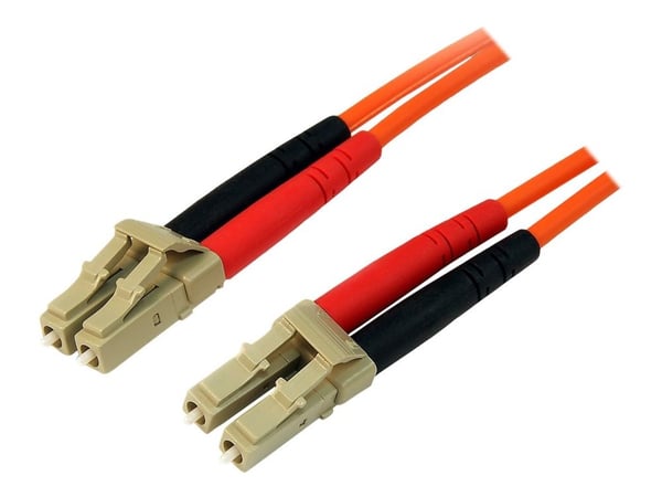 Startech 1m Fiber Optic Cable - Multimode Duplex 50/125 - LSZH - LC/LC - OM2 - LC to LC Fiber Patch Cable (50FIBLCLC1) - Nettverkskabel - LC multim...