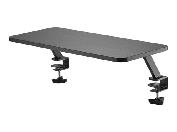 Startech Monitor Riser Stand - Clamp-on Monitor Shelf for Desk - Extra Wide 25.6" (65 cm) For up to 34" Monitors - Black (MNRISERCLMP) - Monterings...