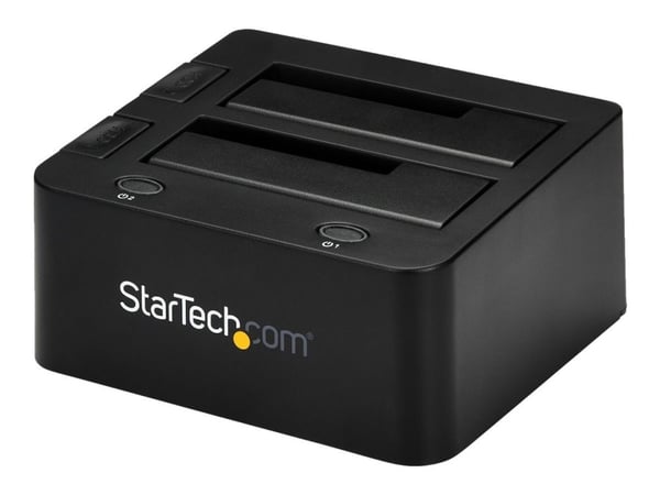 Startech Dual-Bay USB 3.0 to SATA and IDE Hard Drive Docking Station, USB Hard Drive Dock, External 2.53.5 SATA III and IDE (40 pin) SSDHDD Docking...