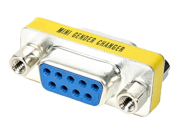 StarTech.com Slimline DB9 seriell växlingskontakt - F/F - Seriell könbytare - DB-9 (hona) till DB-9 (hona) - för P/N: ICUSB2324852, ICUSB422, NETRS...