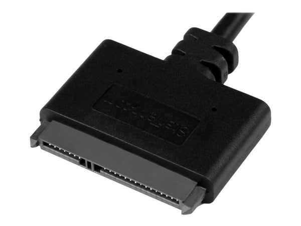 StarTech.com USB 3.1 til 2.5" SATA-harddiskadapter - USB 3.1 Gen 2 10Gbps med UASP ekstern HDD/SSD-lagringskonverter (USB312SAT3CB) - Lagringskontr...