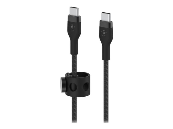 Belkin BoostCharge - USB-kabel - USB-C (hane) till USB-C (hane) - 2 m - svart