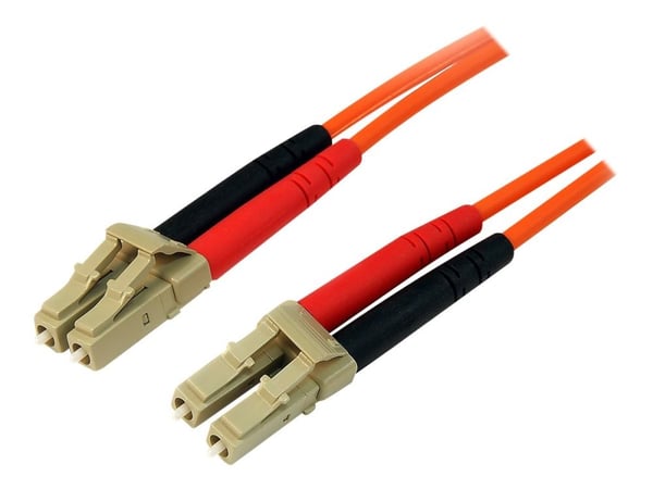 Startech 15m Fiber Optic Cable - Multimode Duplex 50/125 - LSZH - LC/LC - OM2 - LC to LC Fiber Patch Cable - Nettverkskabel - LC multimodus (hann) ...