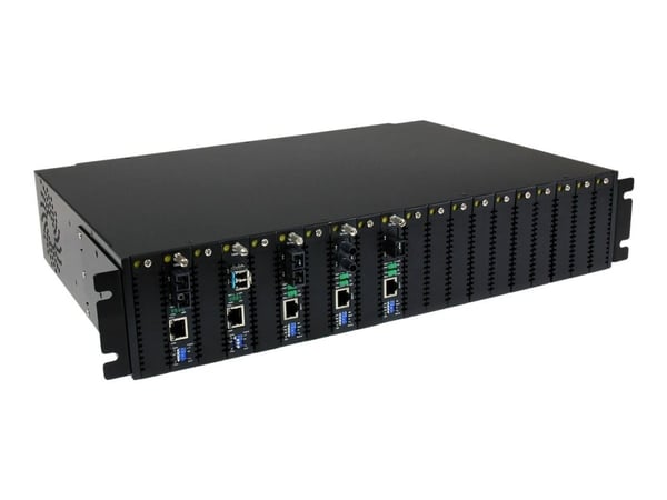 Startech Multimode (MM) LC Fiber Media Converter for 1Gbe Network - 550m Range - Gigabit Ethernet - 850nm - with SFP Transceiver (ET91000LC2) - Fib...